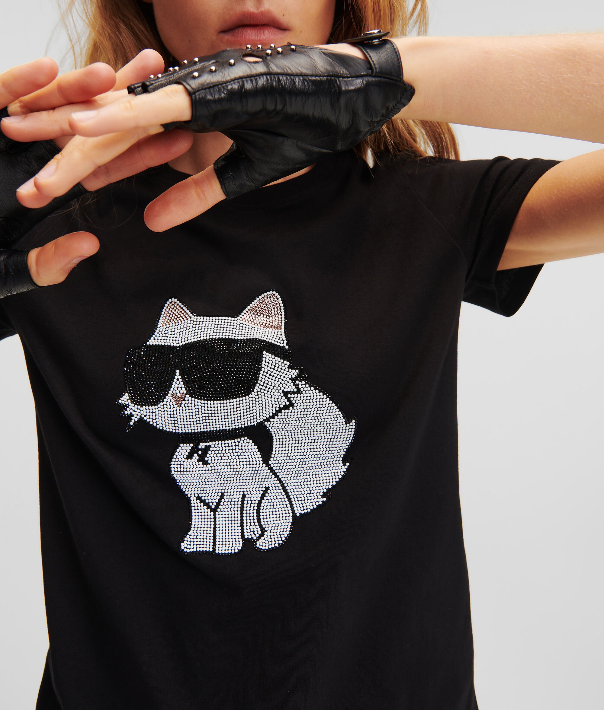 (image for) Performance-Driven K/IKONIK CHOUPETTE RHINESTONE T-SHIRT